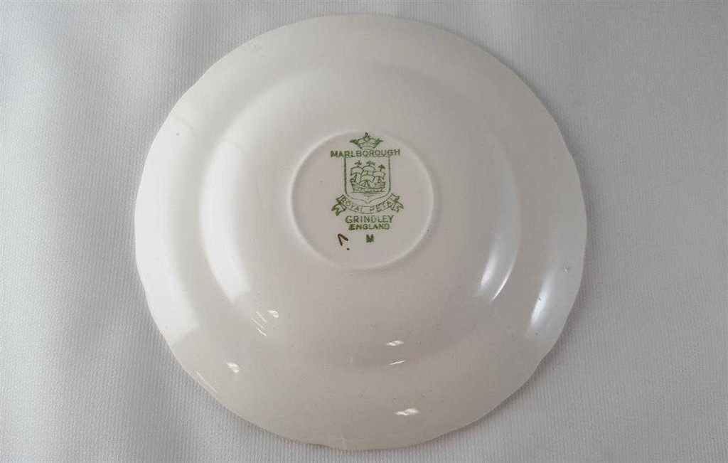 [45813445] Untertasse für Kaffee 15 cm Grindley Royal Petal Marlborough gebraucht - gut Bild 5