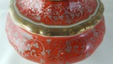 [45813448] Bonboniere Goldrand Rosenthal Chippendale bunte Blumen rot mit Dekor 2639 gebraucht - gut Bild 3