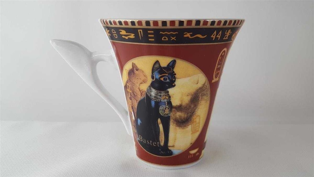 [45813450] Kaffeetasse mit Untertasse Tasse Fathi Mahmoud gebraucht - sehr gut Bild 4