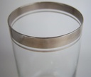 [2119004] Bierglas Wasserglas mit Platinrand H 12,5 D 6,3 cm Bild 2