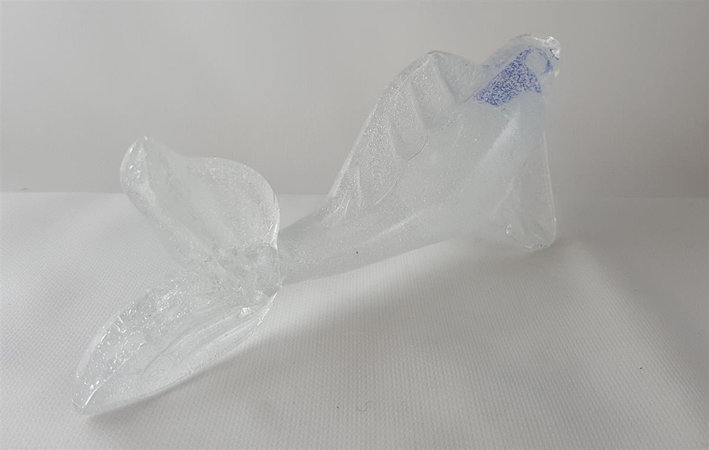 [45813472] Glasfigur Glasskulptur Statue Glaskunst Deko Fisch L 20,7 cm Bild 3