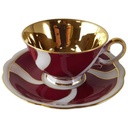 [45813488] Sammeltasse Golddekor Leni Parbus Porzellanmalerei gebraucht - gut Bild 2