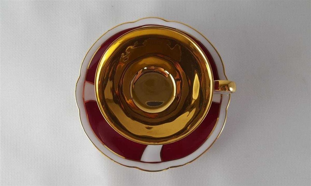 [45813488] Sammeltasse Golddekor Leni Parbus Porzellanmalerei gebraucht - gut Bild 4