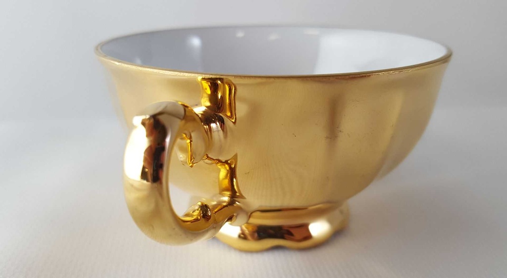[45813489] Sammeltasse mit Untertasse Golddekor Bareuther Waldsassen gebraucht - gut Bild 7