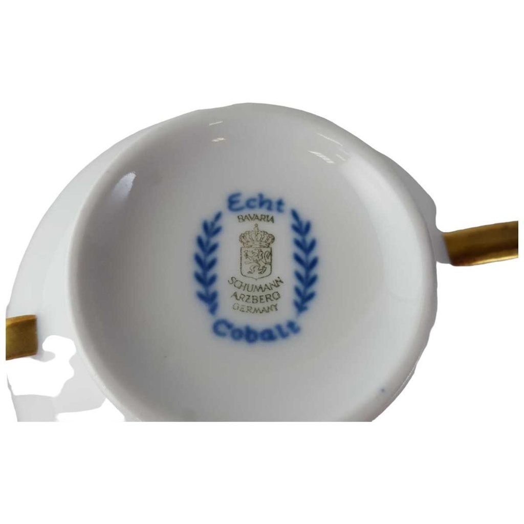 [45813491] Suppentasse Suppenbecher Goldrand Schumann Arzberg Form 1700 Echt Cobalt mit Bild 2