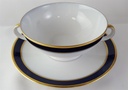 [45813499] Suppentasse mit Untertasse Goldrand 2tlg Schumann Arzberg Form 1700 Echt Cobalt Bild 2