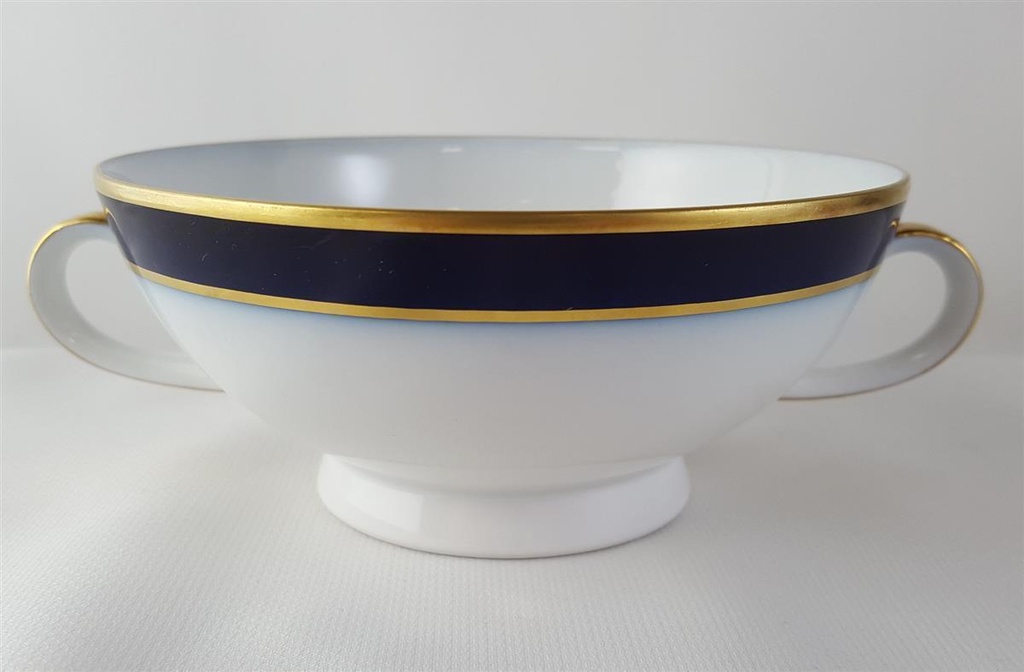 [45813499] Suppentasse mit Untertasse Goldrand 2tlg Schumann Arzberg Form 1700 Echt Cobalt Bild 3
