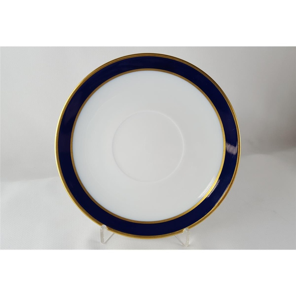 [45813499] Suppentasse mit Untertasse Goldrand 2tlg Schumann Arzberg Form 1700 Echt Cobalt Bild 4