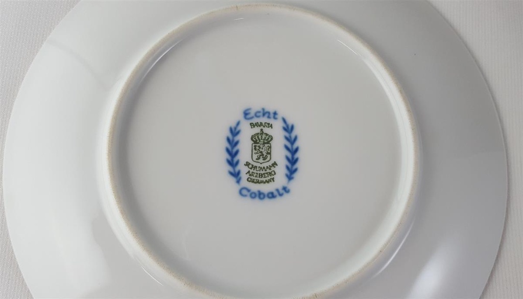 [45813499] Suppentasse mit Untertasse Goldrand 2tlg Schumann Arzberg Form 1700 Echt Cobalt Bild 6