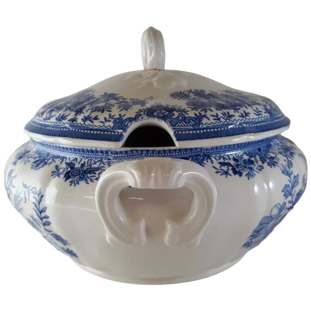 [45813521] Suppenterrine Villeroy & Boch Fasan Blau gebraucht - defekt Bild 2