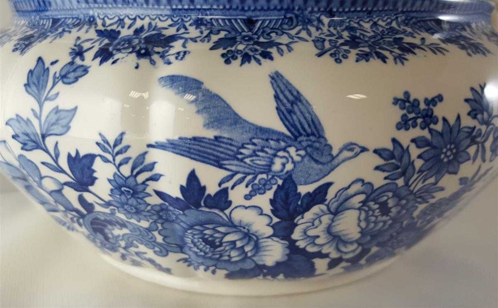 [45813521] Suppenterrine Villeroy & Boch Fasan Blau gebraucht - defekt Bild 4
