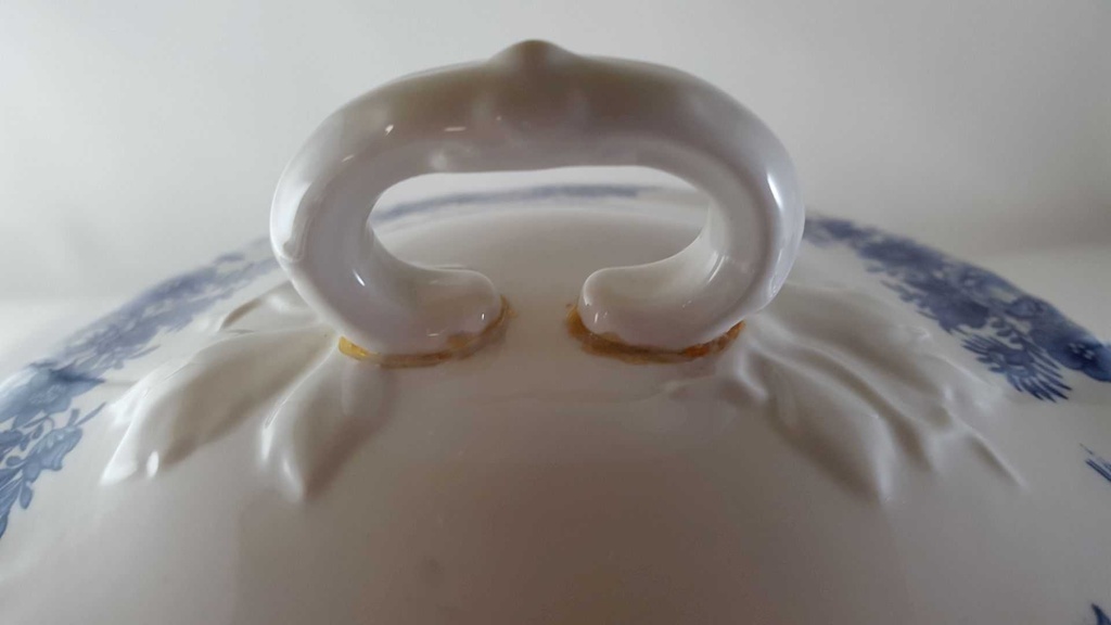 [45813521] Suppenterrine Villeroy & Boch Fasan Blau gebraucht - defekt Bild 6
