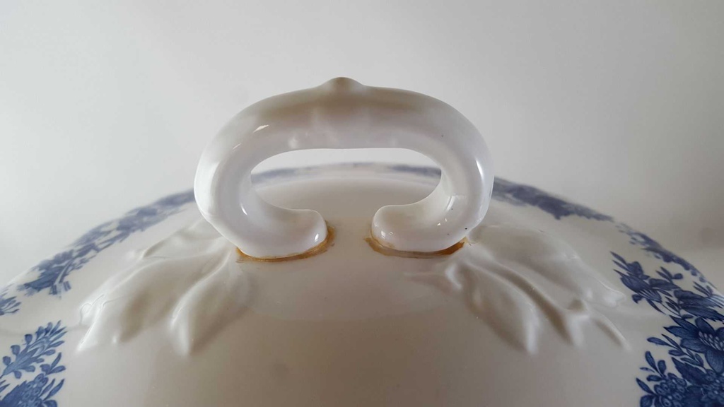 [45813521] Suppenterrine Villeroy & Boch Fasan Blau gebraucht - defekt Bild 7