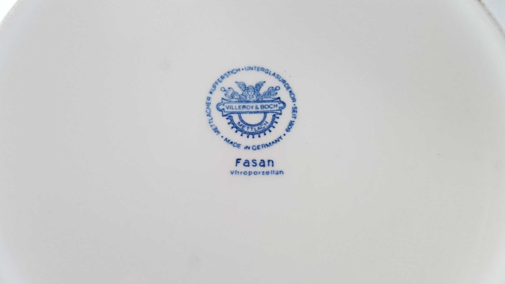 [45813521] Suppenterrine Villeroy & Boch Fasan Blau gebraucht - defekt Bild 11