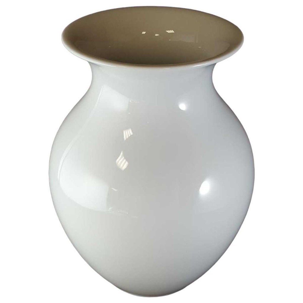 [45813522] Vase 21 cm Seltmann Weiden Weiß gebraucht - sehr gut Bild 2