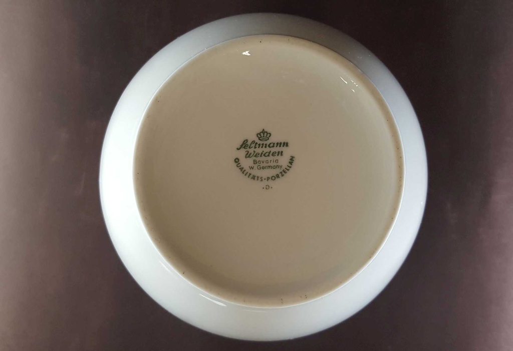 [45813522] Vase 21 cm Seltmann Weiden Weiß gebraucht - sehr gut Bild 4