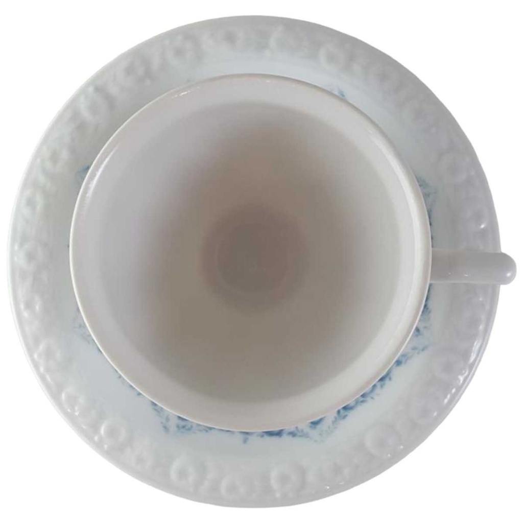 [45813525] Tasse Espressotasse Rosenthal Maria Rosenkante blau gebraucht - sehr gut Bild 2