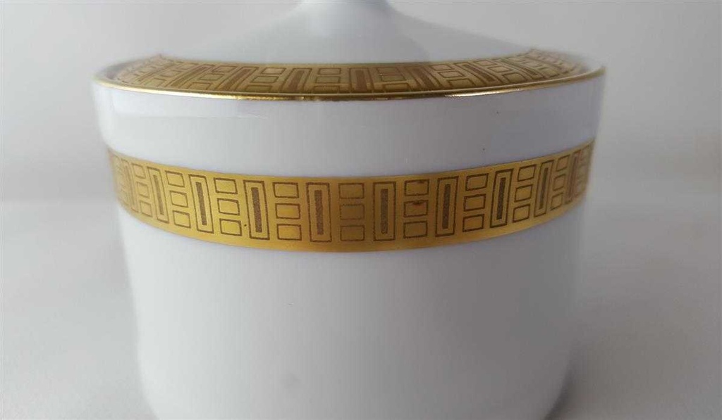[45813527] Zuckerdose Goldrand Golddekor Eschenbach Alte Formen W5945 gebraucht - sehr gut Bild 4