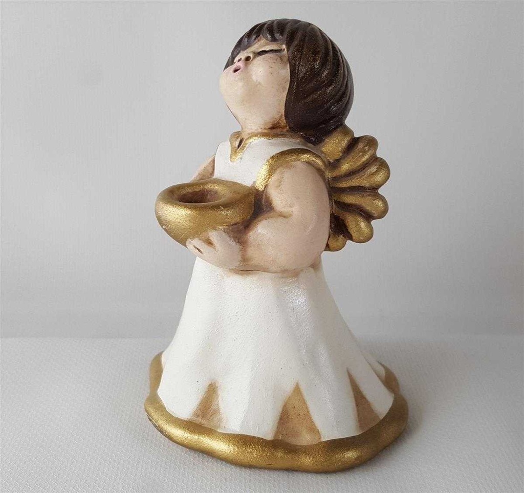 [45813538] Kerzenhalter Figur Skulptur Figuren Thun Bozener Bozner Engel Weiß gebraucht - sehr gut Bild 4