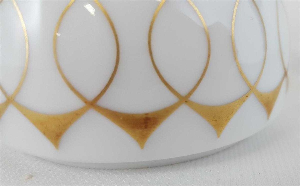 [4581354] Milchkännchen Rosenthal Lotus Goldsilhouette Björn Wiinblad gebraucht - sehr gut Bild 2