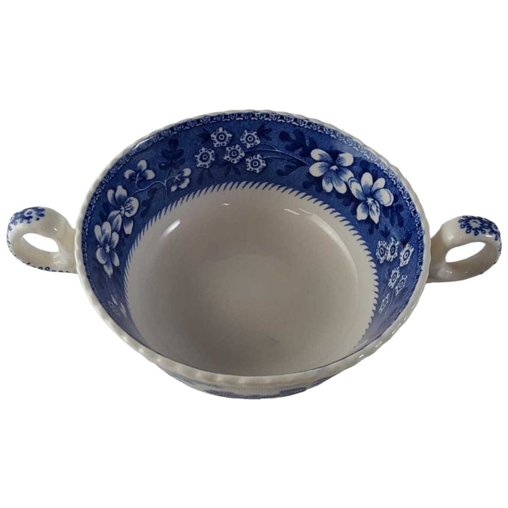 [45813548] Suppentasse Spode Copeland Blau Tower gebraucht - gut Bild 2