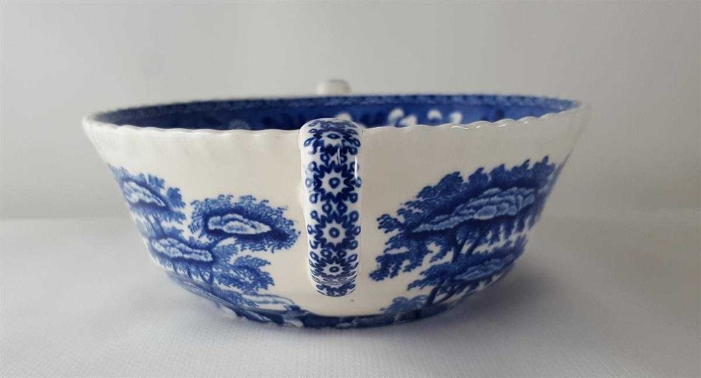 [45813548] Suppentasse Spode Copeland Blau Tower gebraucht - gut Bild 3