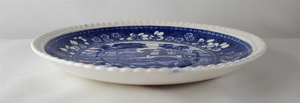 [45813549] Untertasse für Suppe 18 cm Spode Copeland Blau Tower gebraucht - gut Bild 3