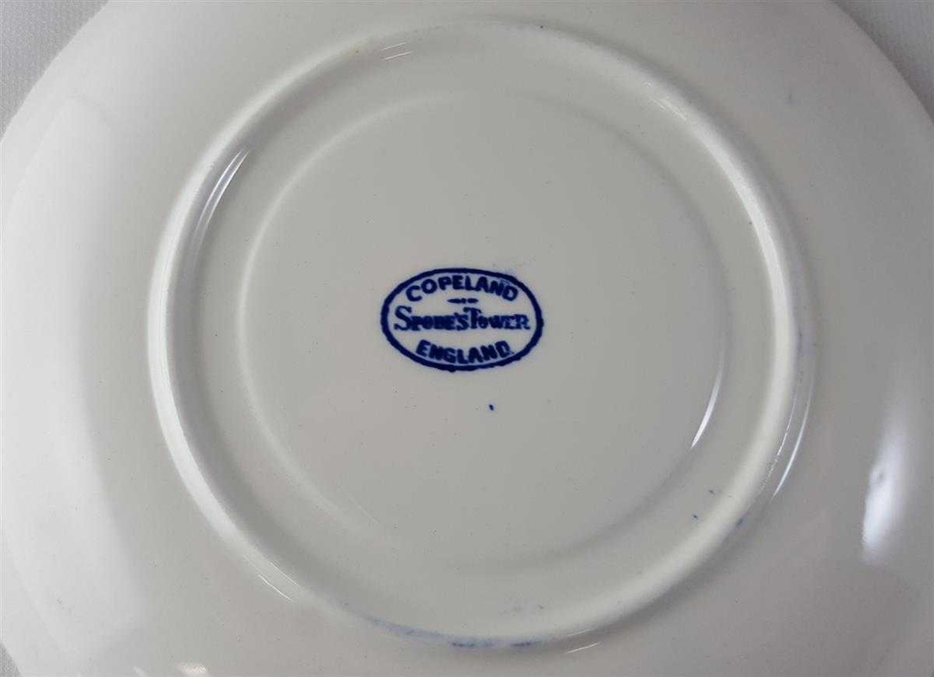 [45813549] Untertasse für Suppe 18 cm Spode Copeland Blau Tower gebraucht - gut Bild 5