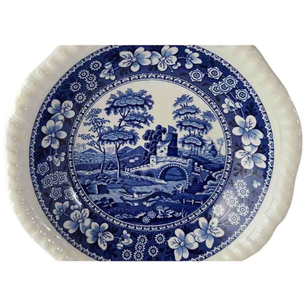 [45813551] Schale Salatschälchen 16 cm Spode Copeland Blau Tower gebraucht - gut Bild 2