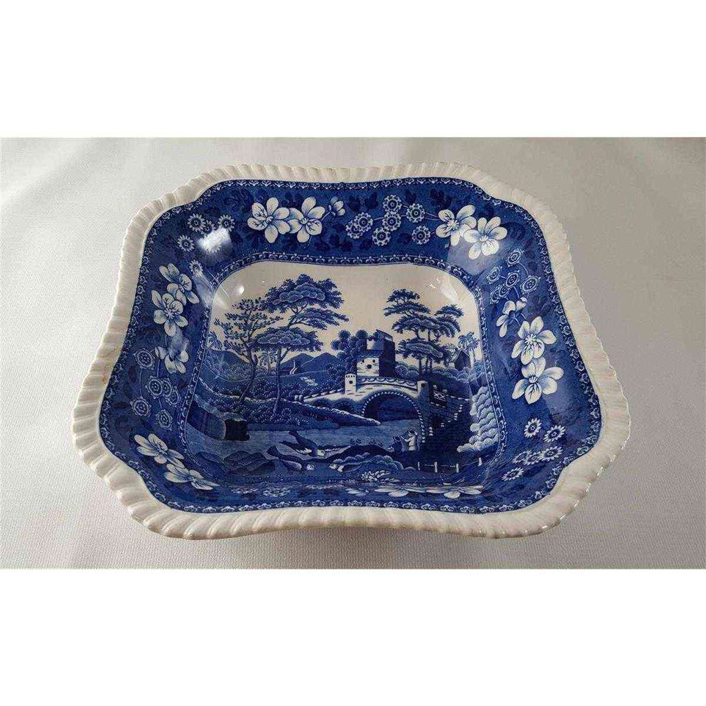 [45813552] Schüssel 20,1 cm Spode Copeland Blau Tower gebraucht - gut Bild 4
