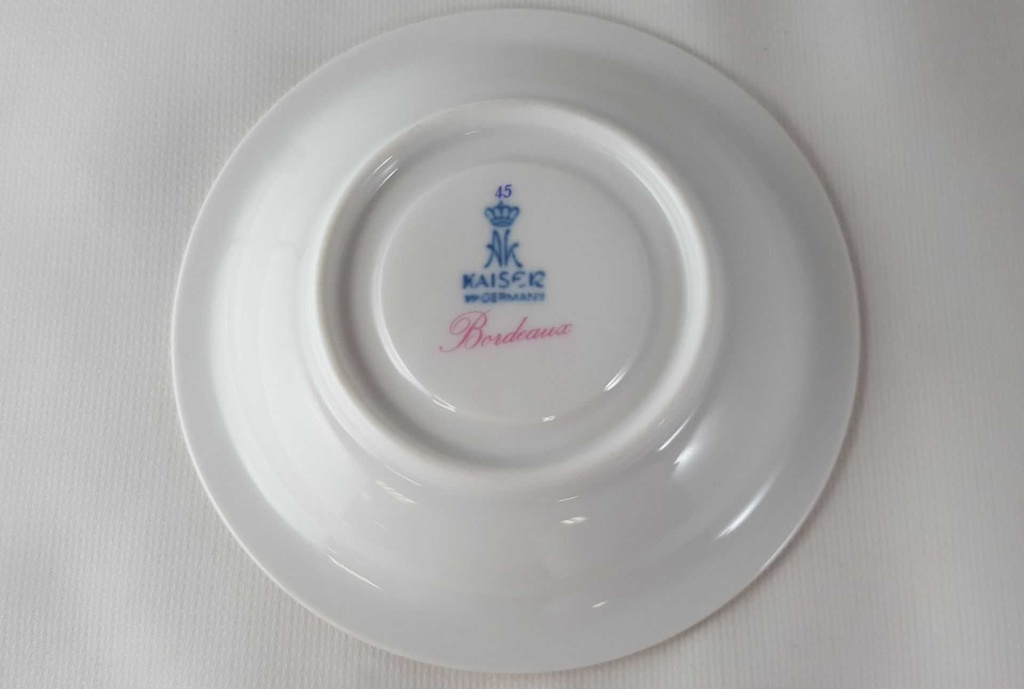[45813555] Sammeltasse 2tlg AK Kaiser Porzellan Bordeaux gebraucht - sehr gut Bild 7