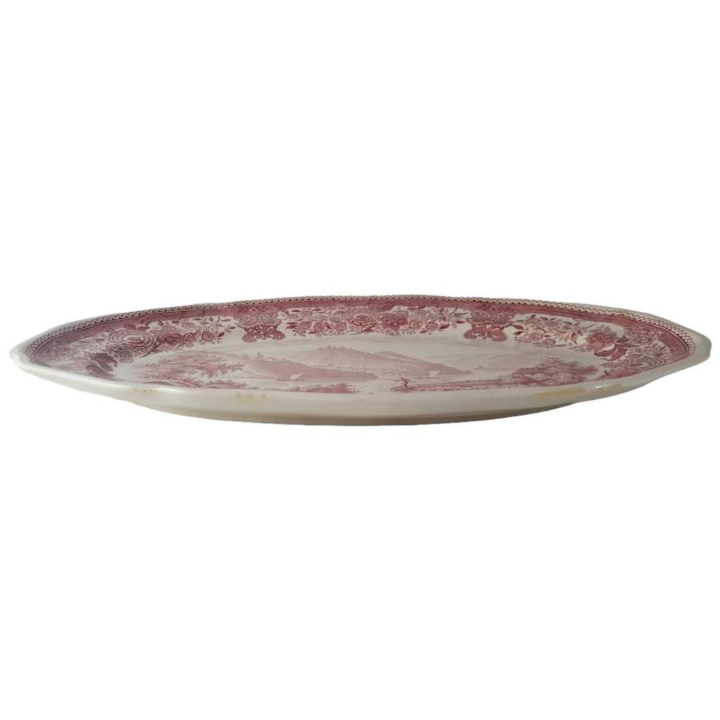 [45813561] Fleischplatte 30,3x20 cm Villeroy & Boch Burgenland Rot gebraucht - gut Bild 2