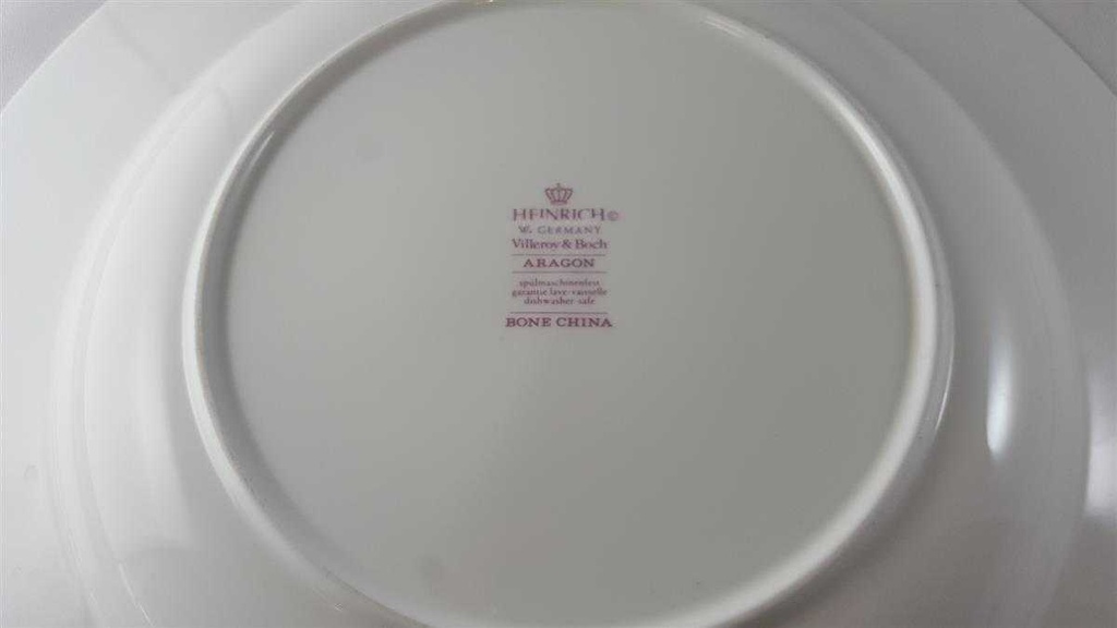 [45813574] Pastateller 33,4 cm Villeroy & Boch Heinrich Aragon Bone China gebraucht - gut Bild 5