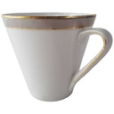 [45813577] Kaffeetasse Tasse Goldrand Hertel Jacob Rehau grau gebraucht - gut Bild 2