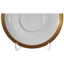 [45813591] Untertasse für Kaffee Goldrand Golddekor 14,5 cm Eschenbach Alte Formen W5945 gebraucht - gut Bild 2