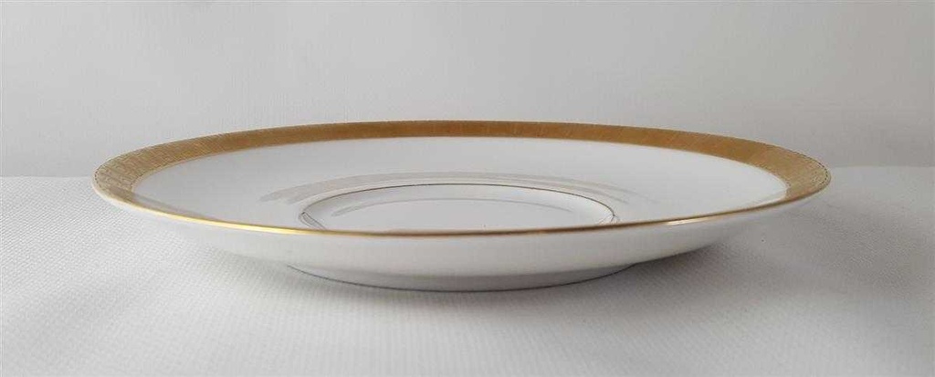[45813591] Untertasse für Kaffee Goldrand Golddekor 14,5 cm Eschenbach Alte Formen W5945 gebraucht - gut Bild 3