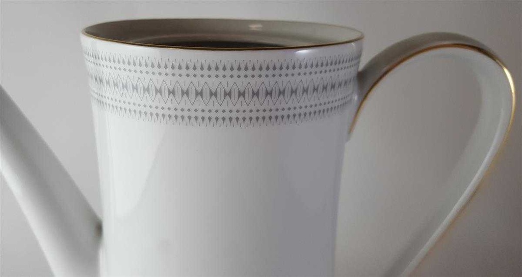 [45813593] Kaffeekanne ohne Deckel 1,25 L Mitterteich Form 690 graues Muster gebraucht - gut Bild 2