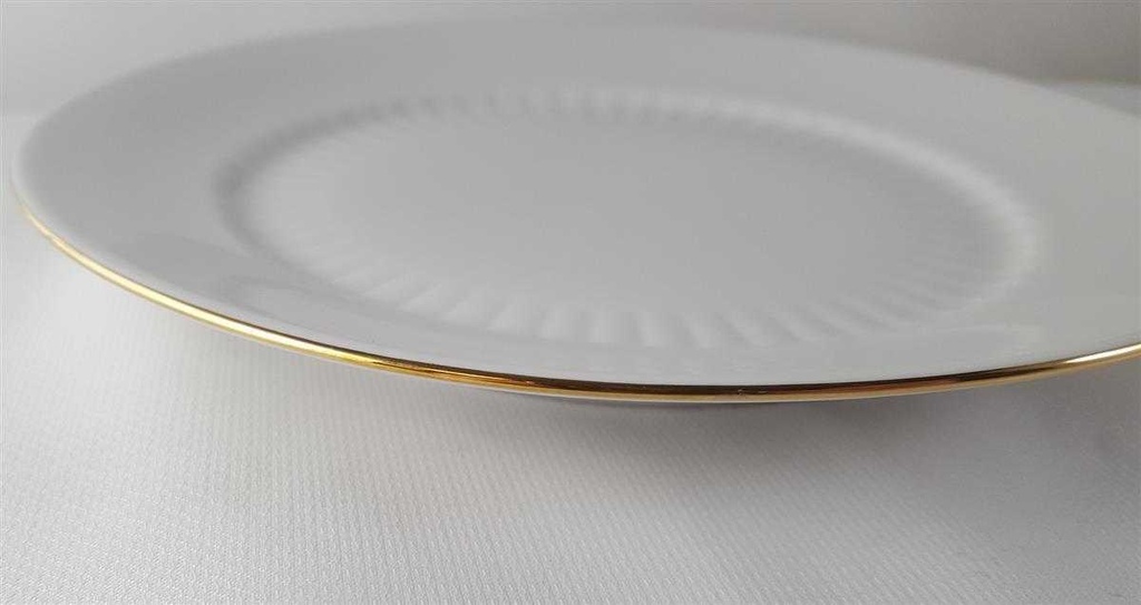 [45813599] Kuchenteller Dessertteller Frühstücksteller Golddekor 19,7 cm Mitterteich Form 527 weiß mit Bild 3