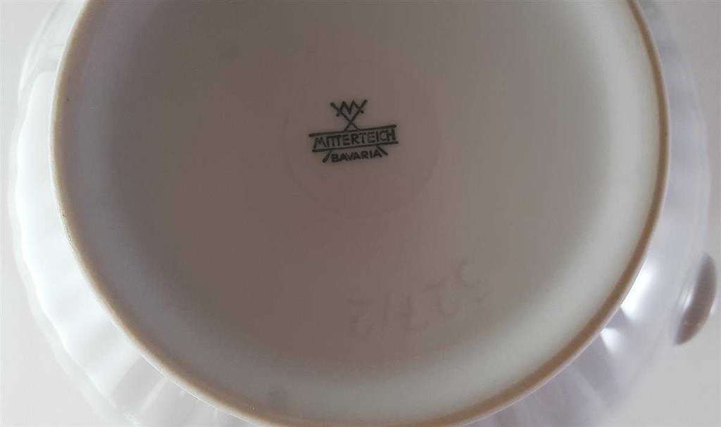 [45813603] Kaffeekanne Golddekor 1,4 L Mitterteich Form 527 weiß mit Bild 4