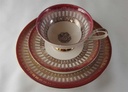 [45813609] Sammeltasse 3tlg GKC Bavaria Gold Rubinrot gebraucht - gut Bild 3