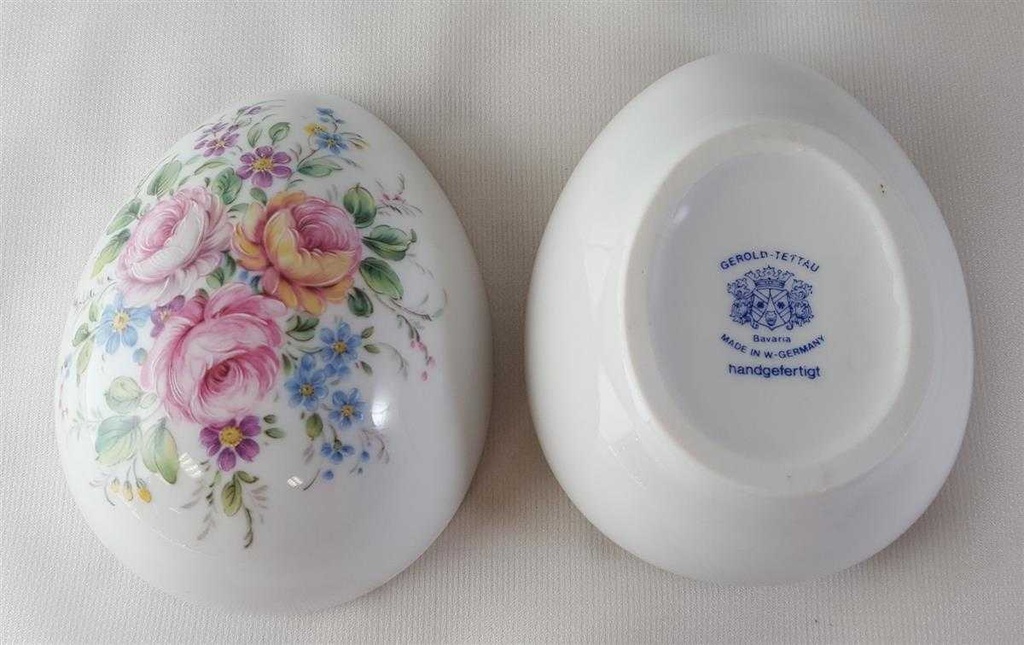 [45813625] Deckeldose Gerold & Co Blumen gebraucht - sehr gut Bild 4