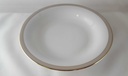 [45813627] Suppenteller Goldrand 22,8 cm Hertel Jacob Rehau grau gebraucht - gut Bild 2
