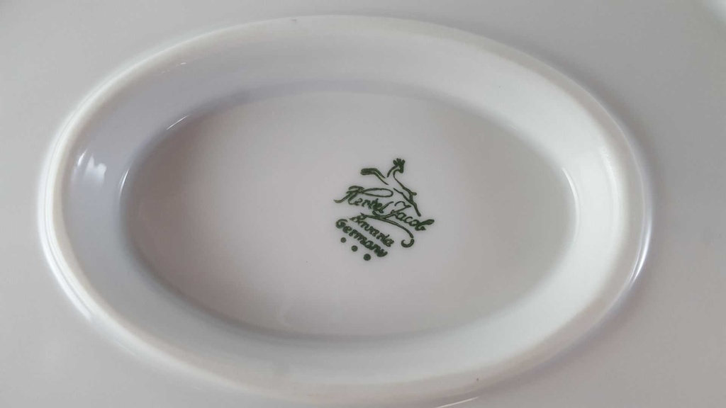 [45813630] Sauciere Goldrand 1tlg Hertel Jacob Rehau grau gebraucht - sehr gut Bild 7