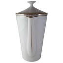 [45813632] Kaffeekanne Kanne Goldrand 1,2 L Hertel Jacob Rehau grau gebraucht - gut Bild 2