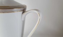 [45813632] Kaffeekanne Kanne Goldrand 1,2 L Hertel Jacob Rehau grau gebraucht - gut Bild 5