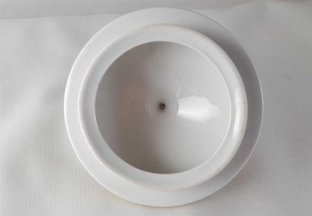 [45813632] Kaffeekanne Kanne Goldrand 1,2 L Hertel Jacob Rehau grau gebraucht - gut Bild 8