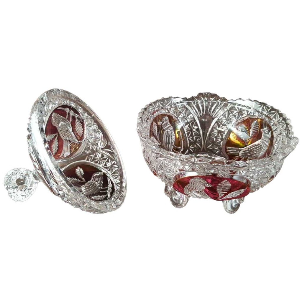 [45813636] Deckeldose Hofbauer Red Bird gebraucht - gut Bild 2