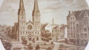 [4581364] Heimatteller Sammelteller AK Kaiser Porzellan Wandteller Gelsenkirchen 5.Motiv Moltkeplatz um 1900 gebraucht - sehr gut Bild 2