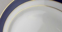 [45813662] Kuchenteller Goldrand 19,5 cm Winterling Kirchenlamitz Scharffeuer Echt Kobalt gebraucht - gut Bild 2