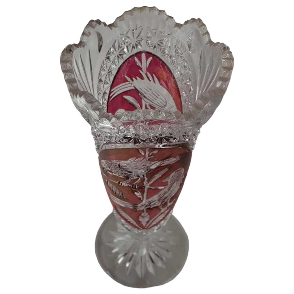 [45813677] Vase 26,5 cm Hofbauer Red Bird gebraucht - gut Bild 2